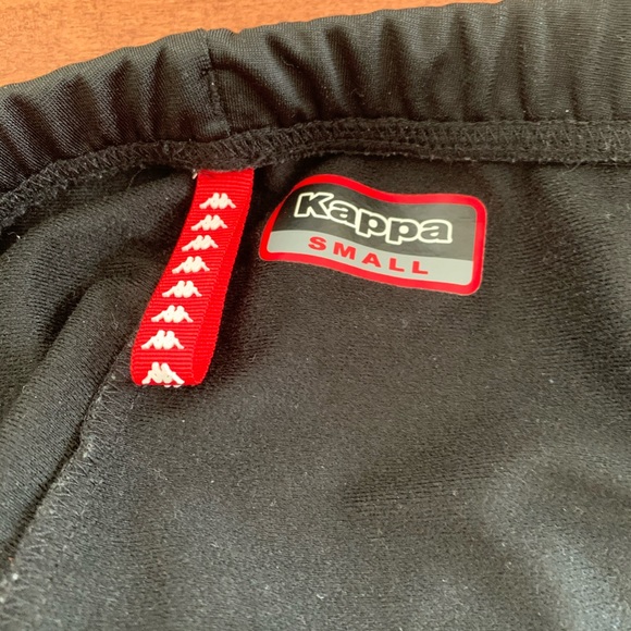 SOLDXS Black and White Tearaway Kappa Track Pants - Picture 3 of 4